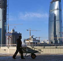 Baustelle Moscow City 