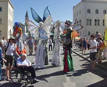 Stra&szlig;enk&uuml;nstler auf dem Streetlife-Festival 2007 