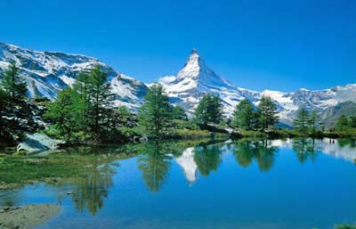 Grindgjesee mit Matterhorn Grindgjesee mit Matterhorn