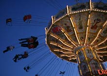 Kettenflieger in der D&auml;mmerung