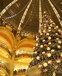 Weihnachtsbaum der Galeries Lafayette