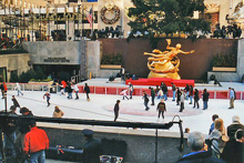 Eisbahn im Rockefeller Center