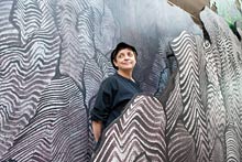 Katharina Thalbach im B&uuml;hnenbild, &copy; Lutz Edelhoff