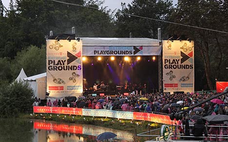 B&uuml;hne bei den Telekom Extreme Playgrounds 2010