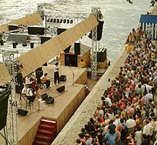 Konzert am Quai de la Seine