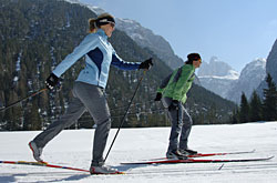 Langlaufpaar Hochpustertal Langlaufpaar Hochpustertal