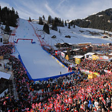 Zieleinfahrt Adelboden Zieleinfahrt Adelboden