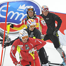 Skiathleten beim Weltcup in Garmisch Skiathleten beim Weltcup in Garmisch