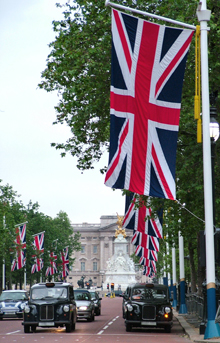 Auf den Stra&szlig;en Londons wird bald gefeiert