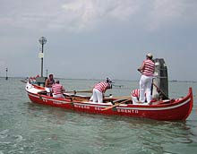 Eine kurze Pause im Boot