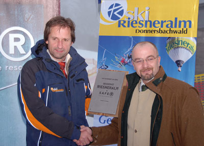Riesneralm GF Erwin Petz u. Alpgarant GF Alexander Bauer Riesneralm GF Erwin Petz u. Alpgarant GF Alexander Bauer
