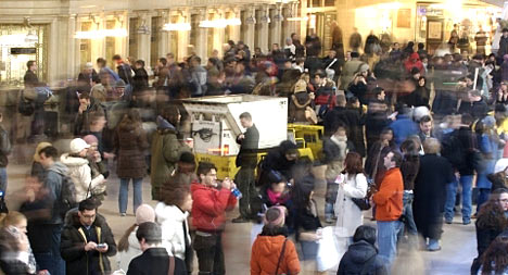 Eine der ber&uuml;hmtesten Aktionen: Frozen Grand Central