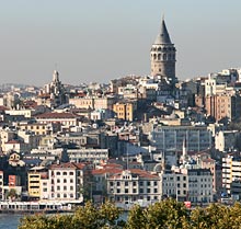 Blick von der Altstadt &uuml;ber das Goldene Horn nach Karak&ouml;y