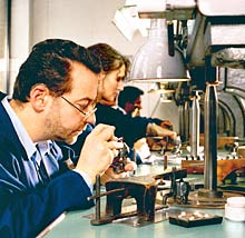 Hier werden Diamanten geschliffen 