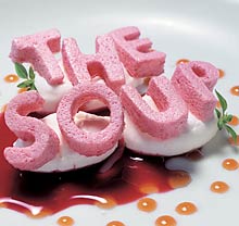 Adri&agrave;s Version einer Buchstabensuppe