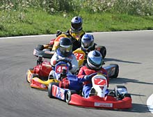 Kartbahn fahren