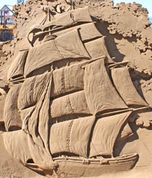 Sandskulpturen &copy;World Sand Sculpting Academy