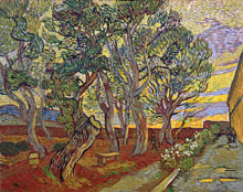Vincent van Gogh, The garden of St. Paul's Hospital 