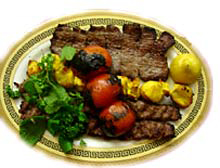Gegrilltes im Iranischen Restaurant