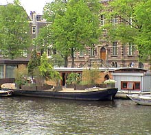 Schwimmende G&auml;rten in Amsterdam