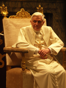 Papst Benedikt XVI. in einer Privataudienz Papst Benedikt XVI. in einer Privataudienz