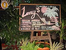 Eingang zu Larrys Dive
