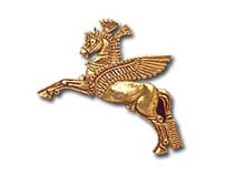 Pegasus-Brosche