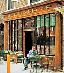 Eingang zur Jerusalem Tavern