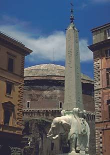 Obelisk auf der Piazza di Minerva