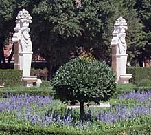 Park bei der Villa Borghese