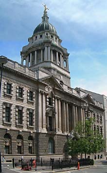 Fassade von Old Bailey