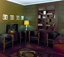 Bibliothek im Hotel