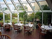 Der Wintergarten des Parkhotels