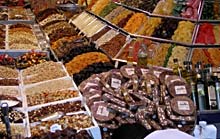 Stand in "La Boqueria"