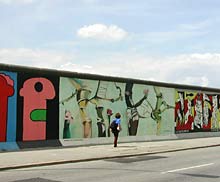 Abschnitt der Eastside Gallery