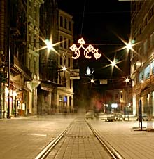 Abend in der Istiklal Caddesi
