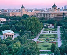 D&auml;mmerung im Volksgarten