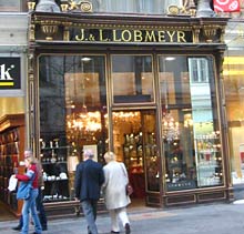 Eingang zum Lobmeyr