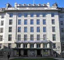 Fassade der Postsparkasse