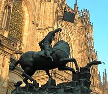 Georgs-Statue von Georg und Martin von Cluj