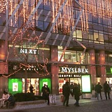 Eingang zum Kaufhaus Myslbek
