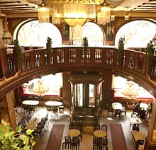 Blick ins Caf&eacute; Evropa