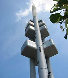 Das Restaurant ist im Fernsehturm