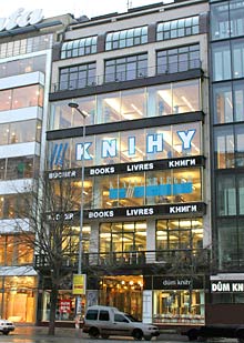 Das DÅ¯m knihy am Wenzelsplatz