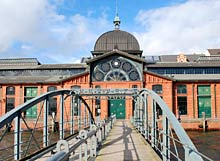 Eingang zur Fischauktionshalle