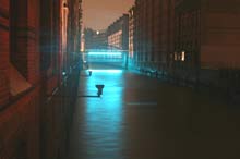 illuminierte Speicherstadt