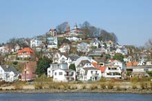 Villenpanorama auf dem S&uuml;llberg in Blankenese