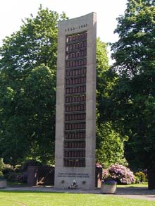 Mahnmal f&uuml;r die KZ-Opfer auf dem Ohlsdorfer Friedhof
