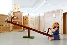 Ausstellungsst&uuml;ck von Olaf Breuning