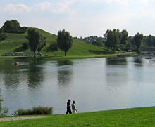 See auf dem Olympiagel&auml;nde